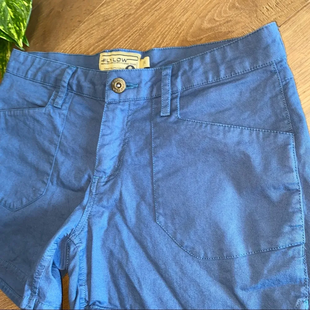 Flylow Patsy Shorts Blue Size 26 - Image 3