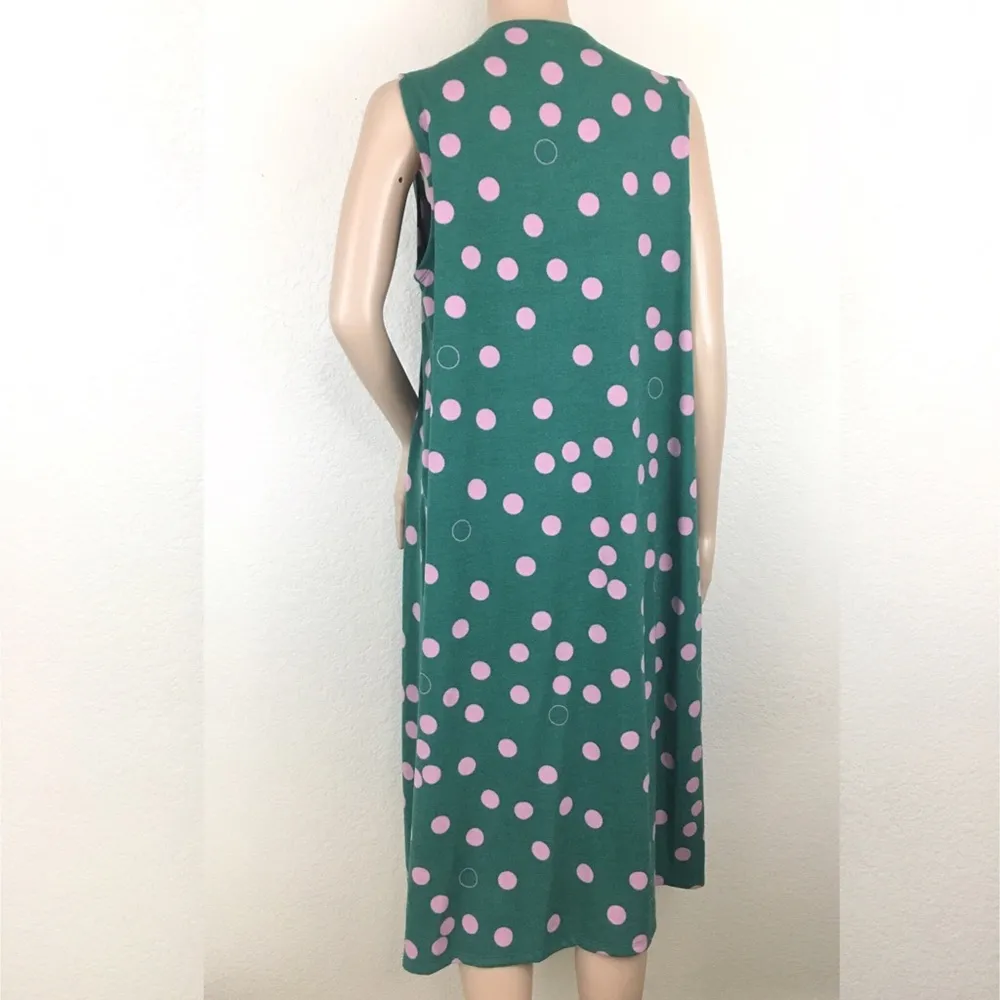 NWT LuLaRoe Joy Polka Dot Duster Vest M - Image 2