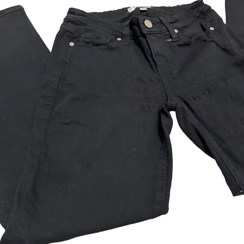 Paige Black Casual Skinny Jeans Basic Classic Minimalist - Image 2