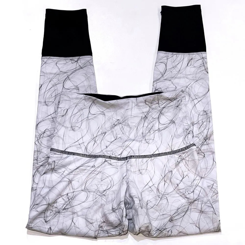 NEW Strut This OSFM Leggings Marbled Cosmos Mesh Ankle Insert Cutout Tight Pants - Image 2