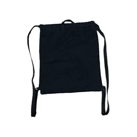 WALT DISNEY WORLD 2008 Drawstring Back Pack Tote Beach Bag Purse‎ Black Tote - Image 2