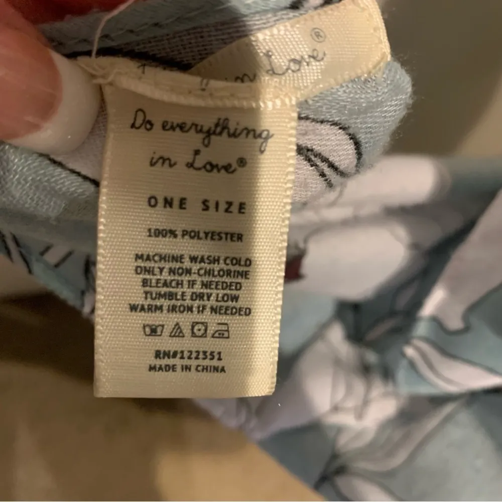 Teal Floral Kimono Coverup one size Blue Size undefined - Image 2