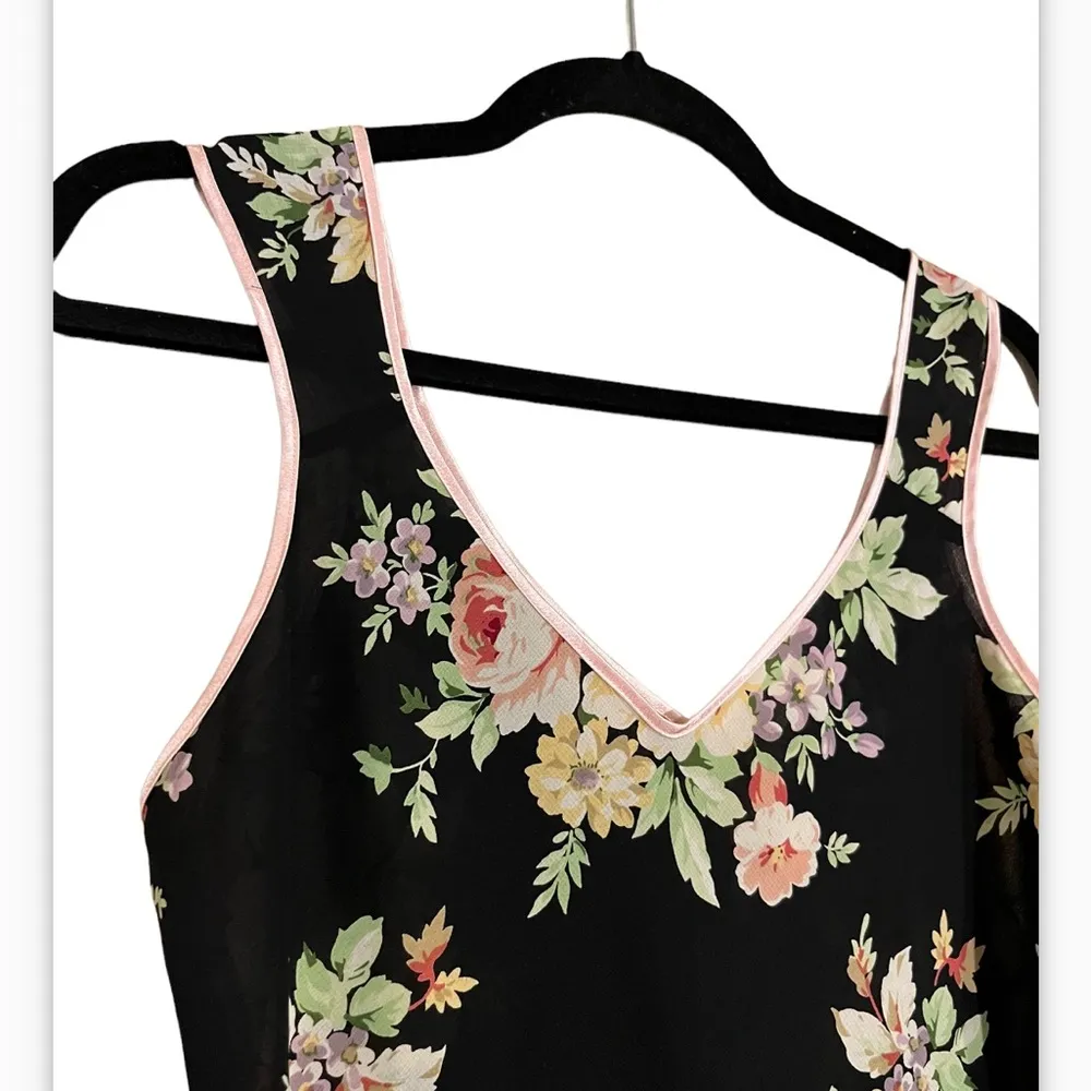 Vtg Oscar del la renta floral sizes S - Image 2