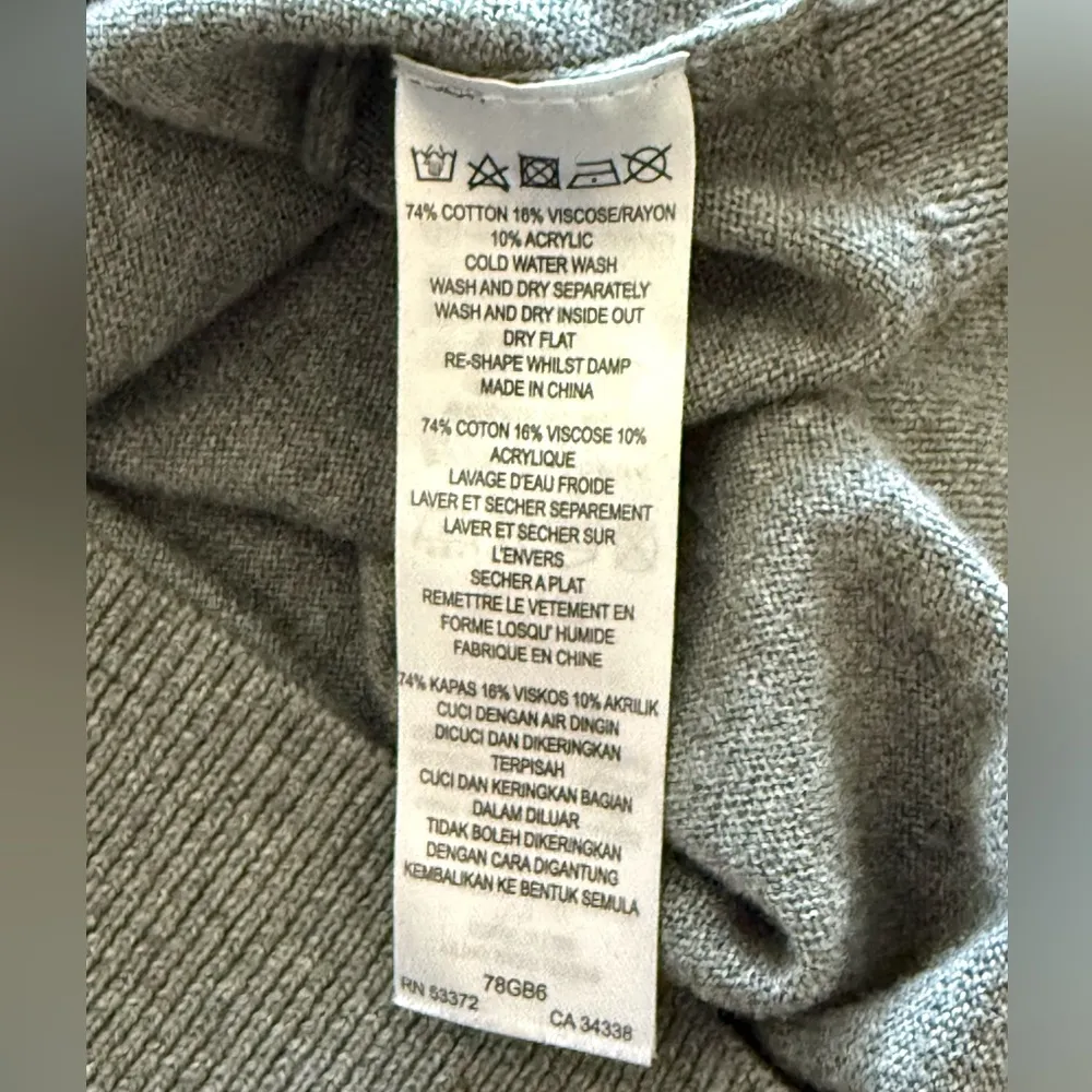 French Connection Sweater Sequin Eye Lash Design Size XS - Image 8