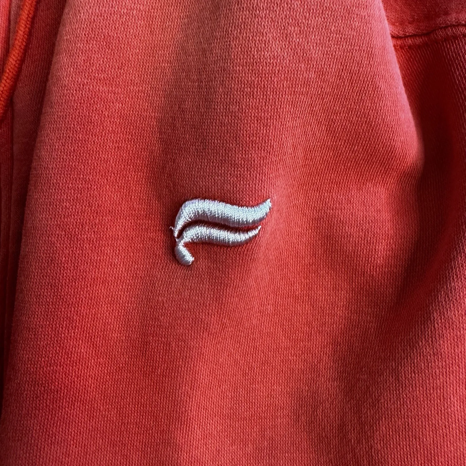 Fabletics Red Fleece Hooded OnePiece Sz Small Track Ski Camping‎ Snow Lounge - Image 4