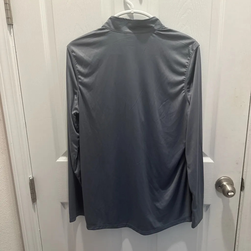 John Deere Gray Women’s Long Sleeve Shirt - Image 3