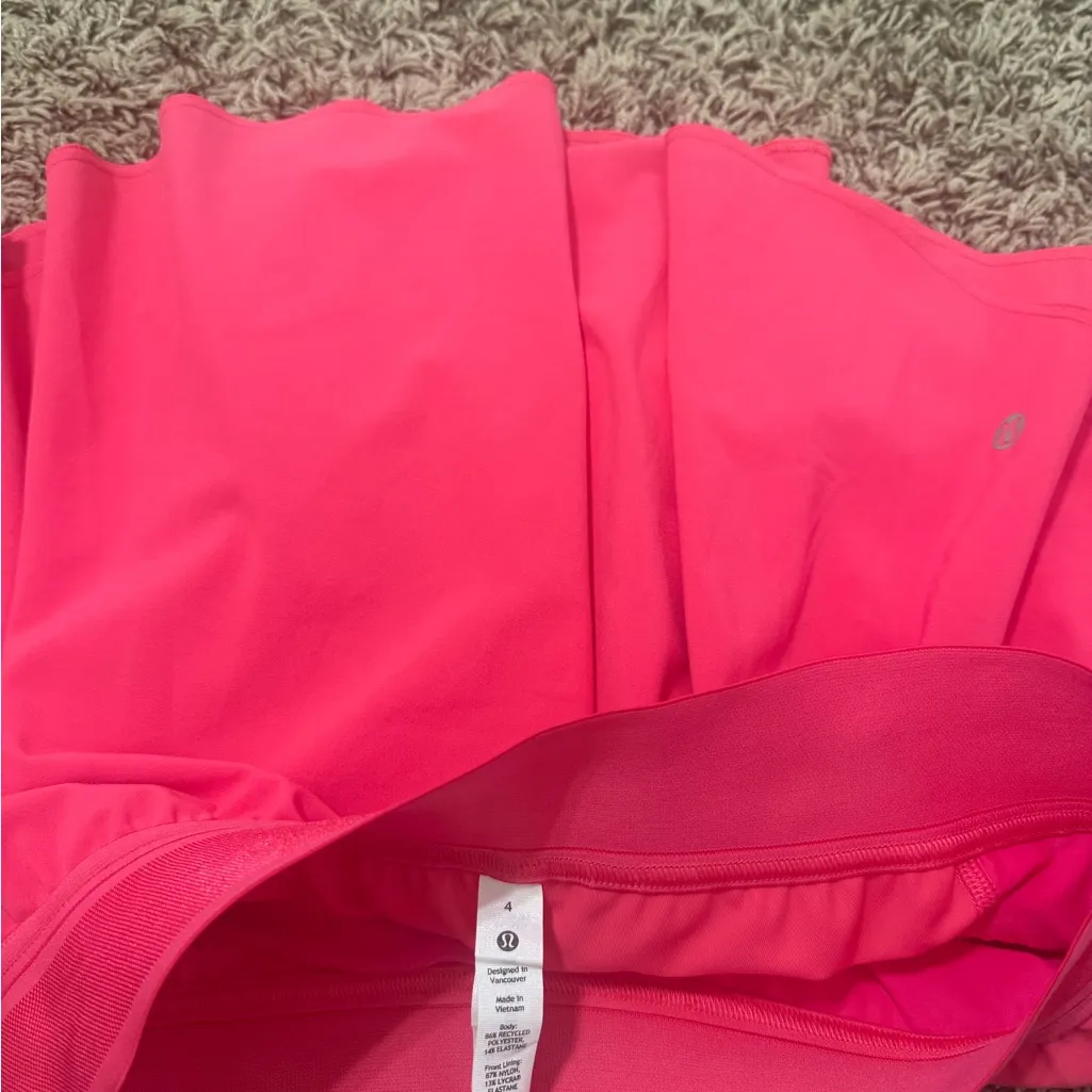 Lululemon Athletica Bright Pink Skater Skirt - Image 3