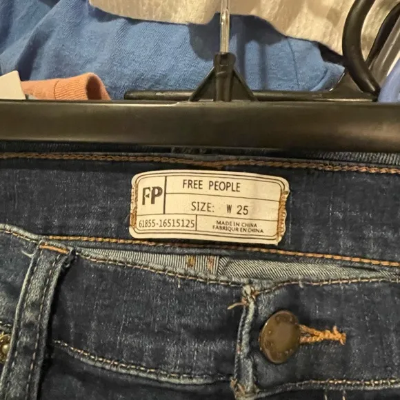 Free People frayed denim jeans - Image 2