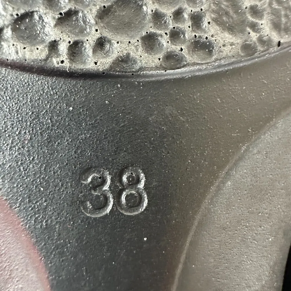 Wolky Mary Jane Clogs Clog Black Leather Closed Toe Shoe Size 38 US 7.5 - Image 7