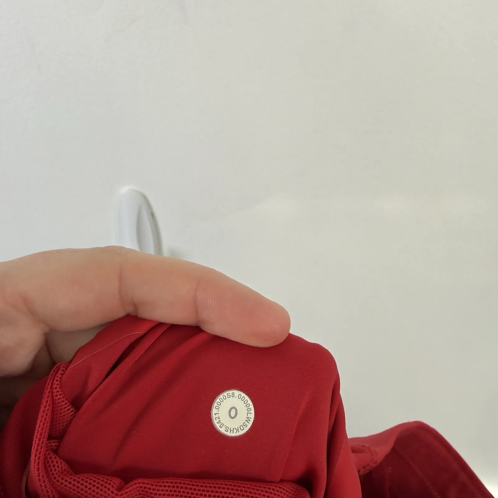 Lululemon Base Pace HR Crop Leggings 23" Dark Red Athletic Gym FLAW Womens 0 - Image 7