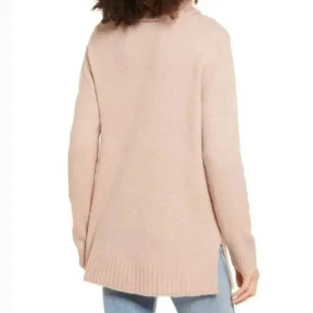 BP Longline Turtleneck Sweater in Pink, Size S​​​​​ - Image 2