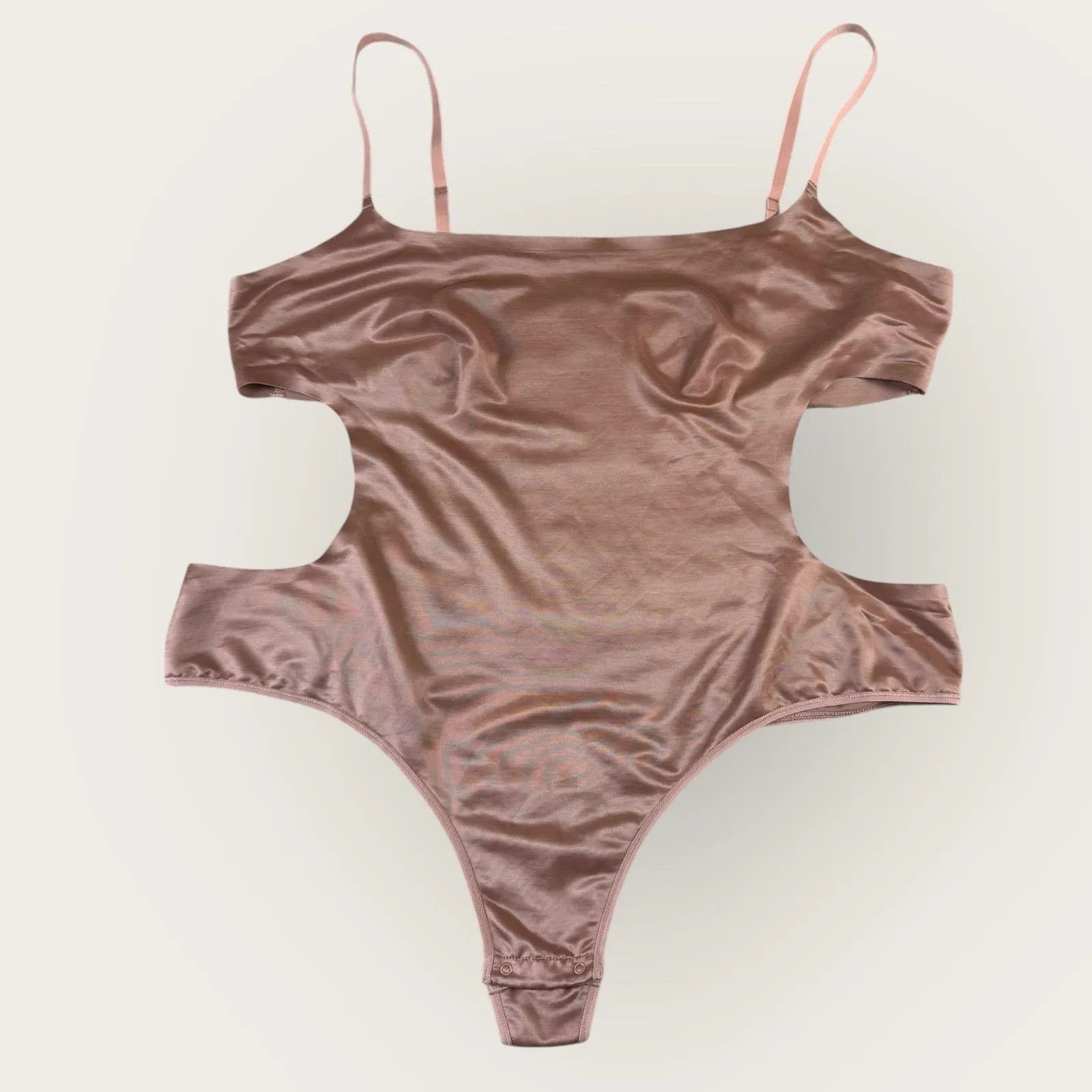 SKIMS Barely There Shapewear Cut Out Thong Bodysuit In Sienna Size‎ 4XL NWT - Image 2