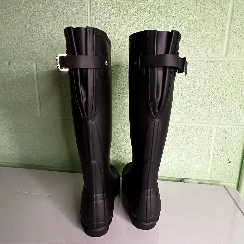 Hunter NEW Women's Tall Adjustable Black Boot #250838 - Image 6