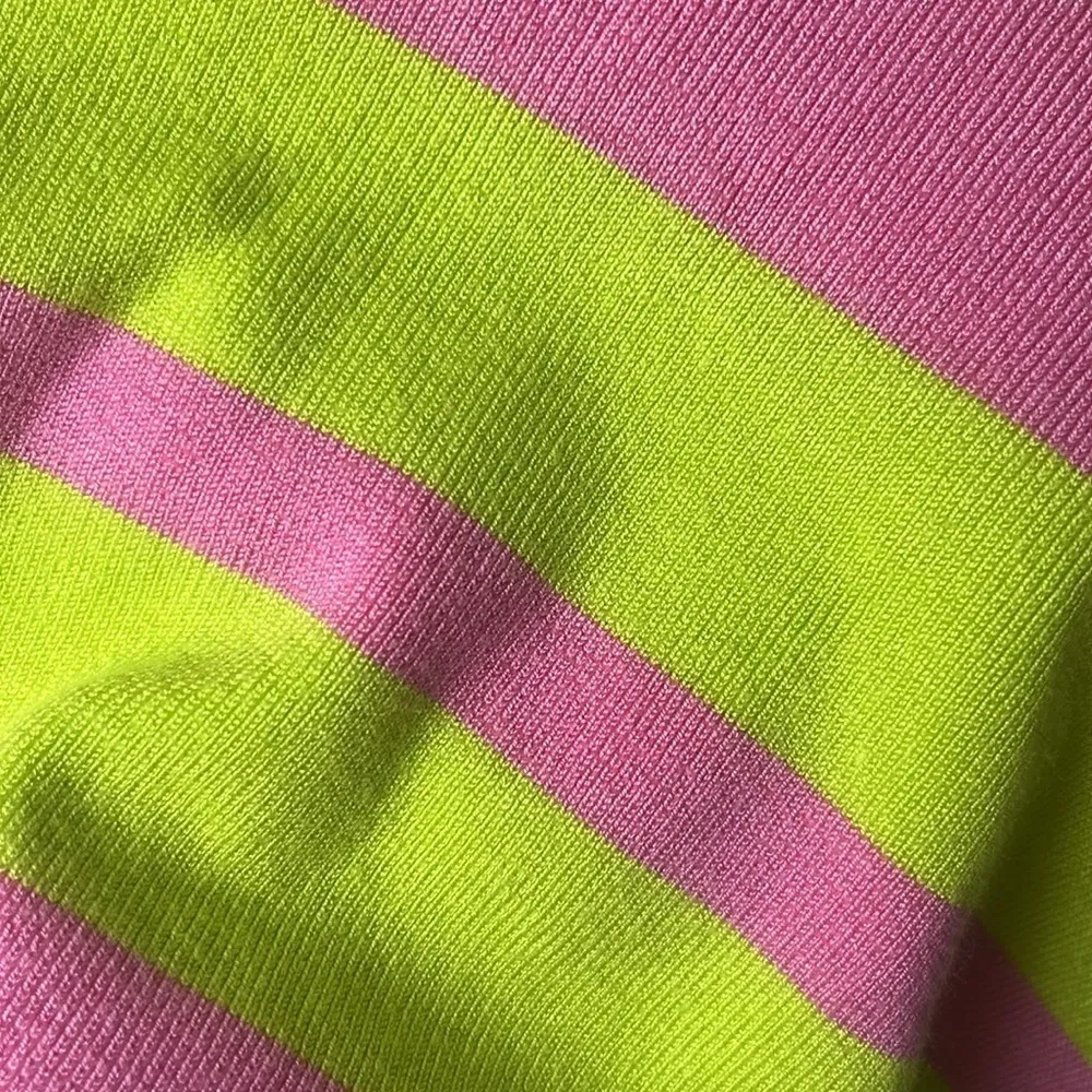 VICTOR Glemaud sweater midi skirt Pink & Green Striped size M medium NWT pink gr - Image 10