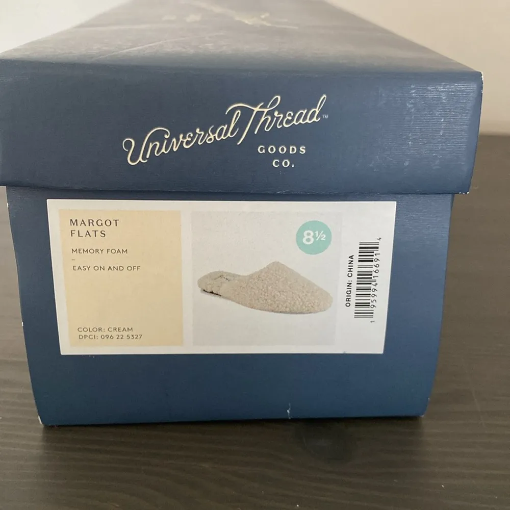 Universal Thread Margot Flats Boulce Memory Foam Slip On Size 8.5 Cream - Image 7