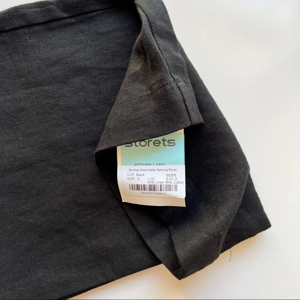 Storets Berkley Splicing Pants and Shorts in One in Black Size S - Image 9