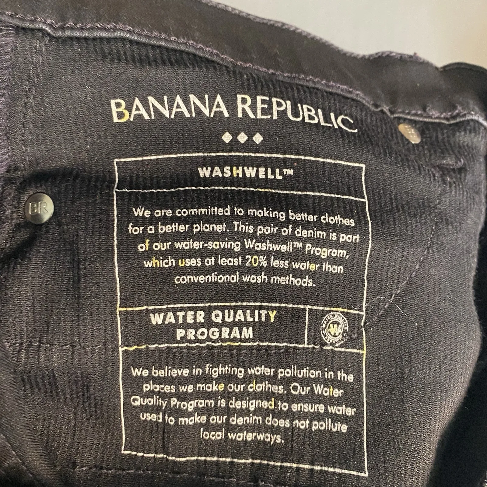 Banana Republic High Rise‎ Skinny Coated Jean Womens Black Ankle Length - Image 8