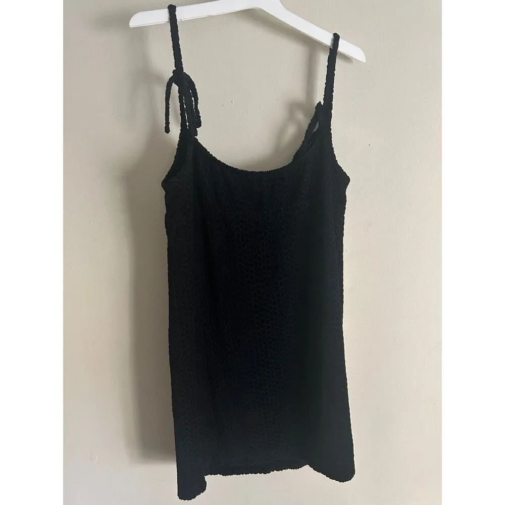 Dress Womens L Swim Cover Up Black Adjustable Strap - Image 2