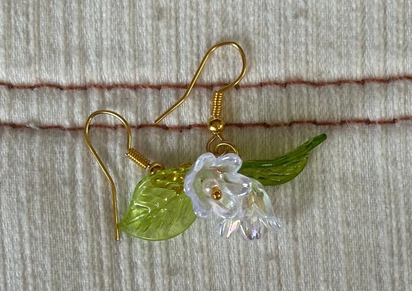 Handmade Bell Flower Earrings  - Image 3