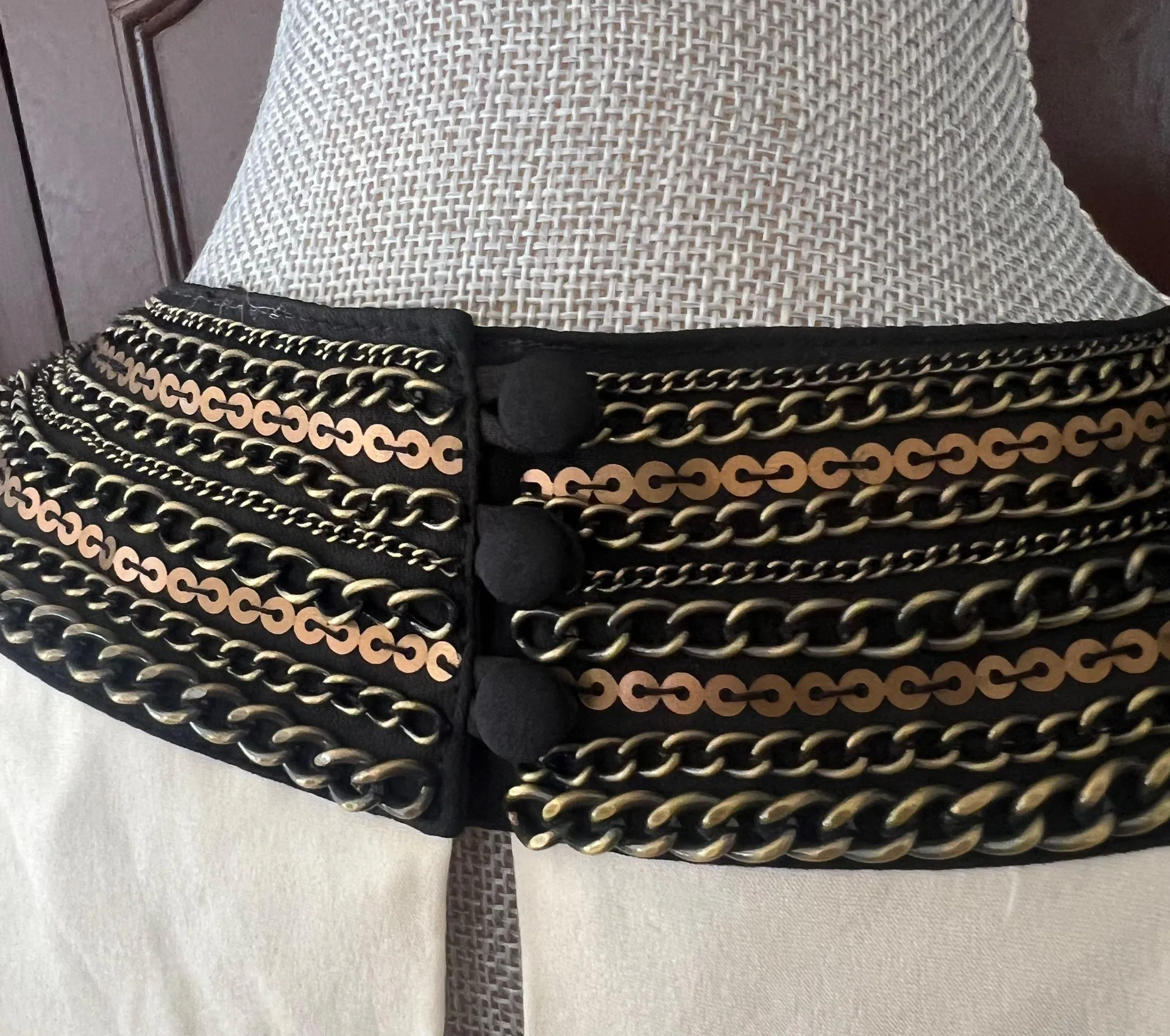 Ivory Silk Embellished Halter Top - Image 5