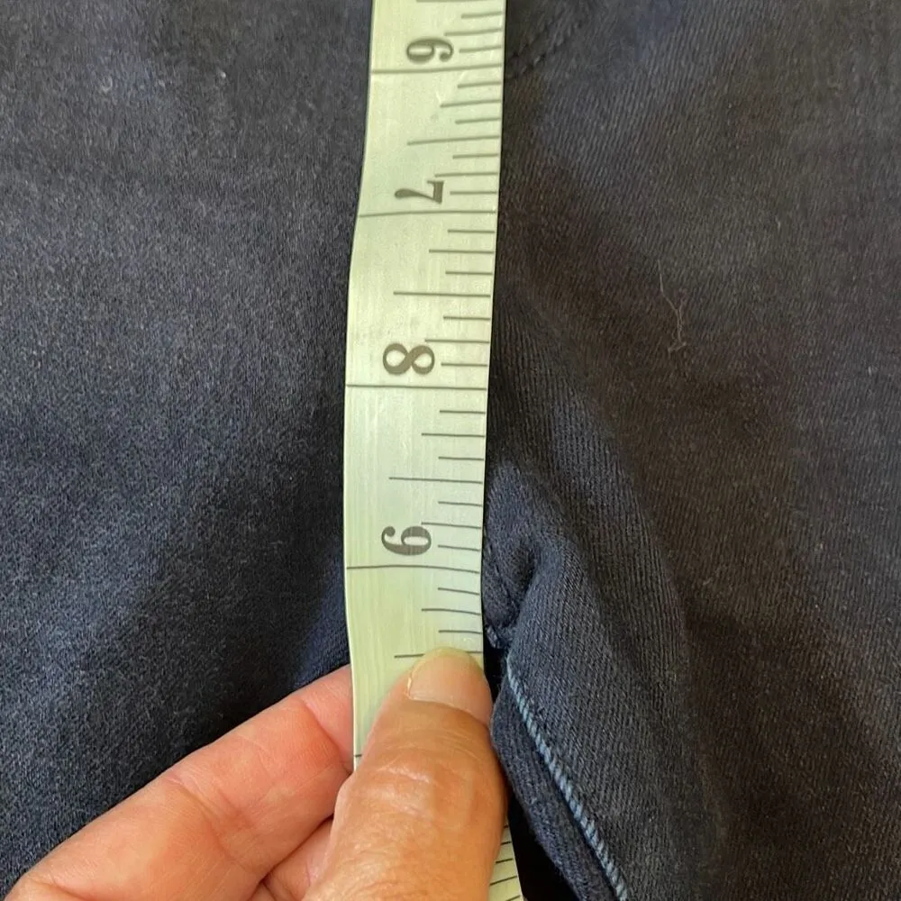 Frame Denim Womens Distressed Le Skinny de Jeanne‎ Deep Blue Dive Size 30 - Image 12