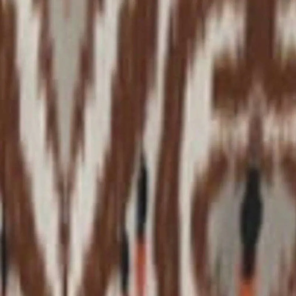 MAGIC BROWN MULTICOLOR IKAT DESIGN BOHO MAXI DRESS MEDIUM - Image 4