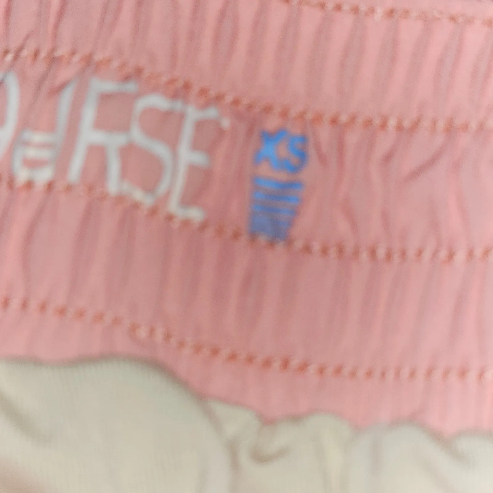 Fish Hippie Co Womens Peach Pink Floral Banana Print Lined Shorts XS‎ - Image 4