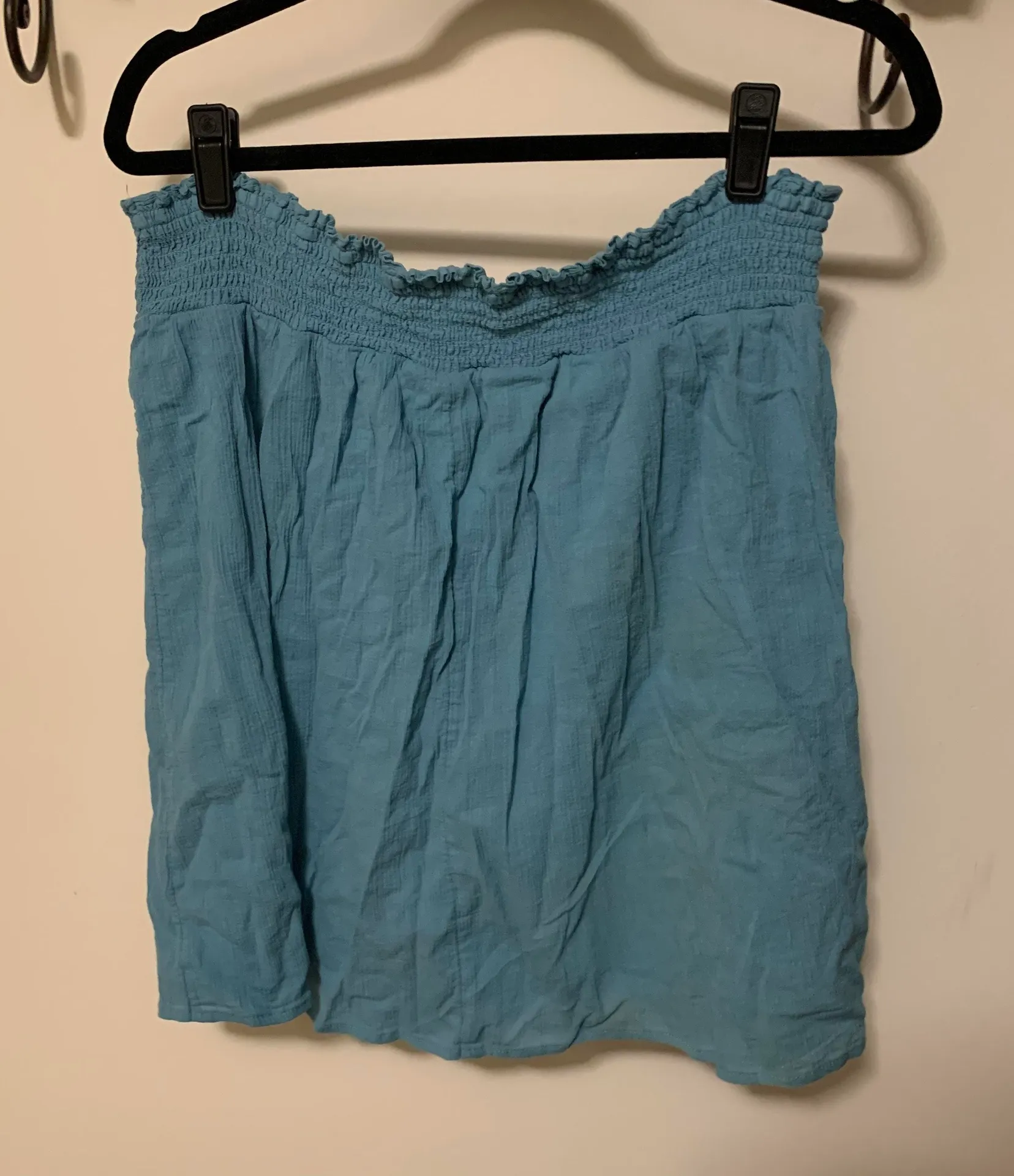 Cute And Cozy Blue Stretchy Skirt - Image 3