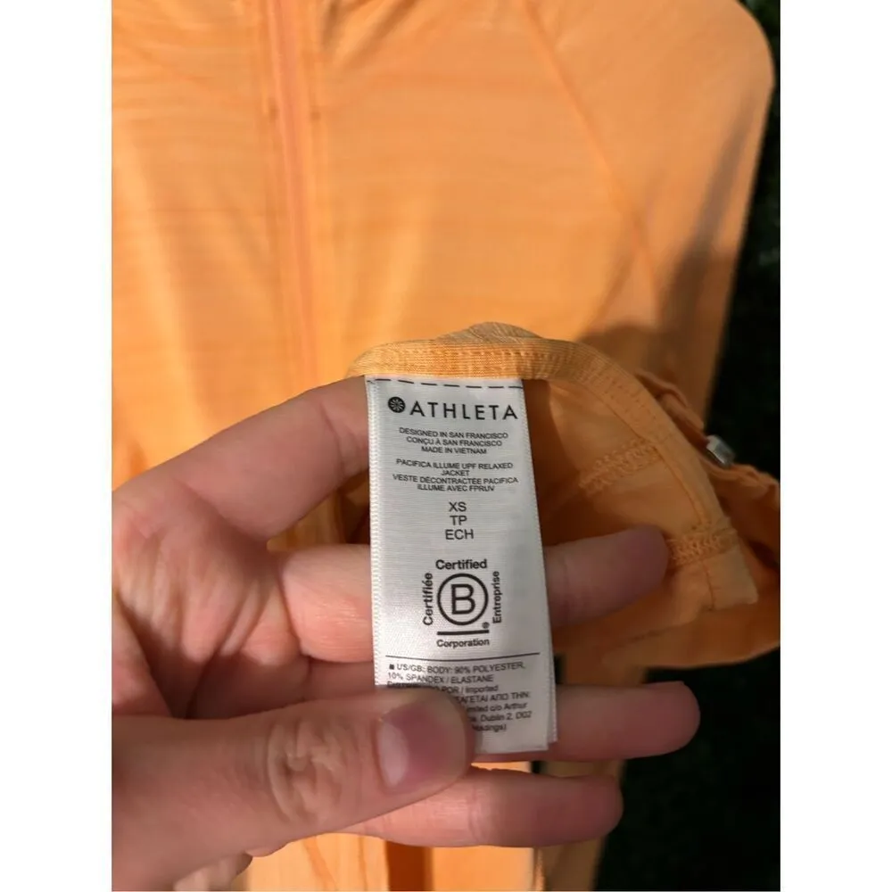 Athleta Pacifica Illume UPF Relaxed Jacket in Orange XS - Image 3