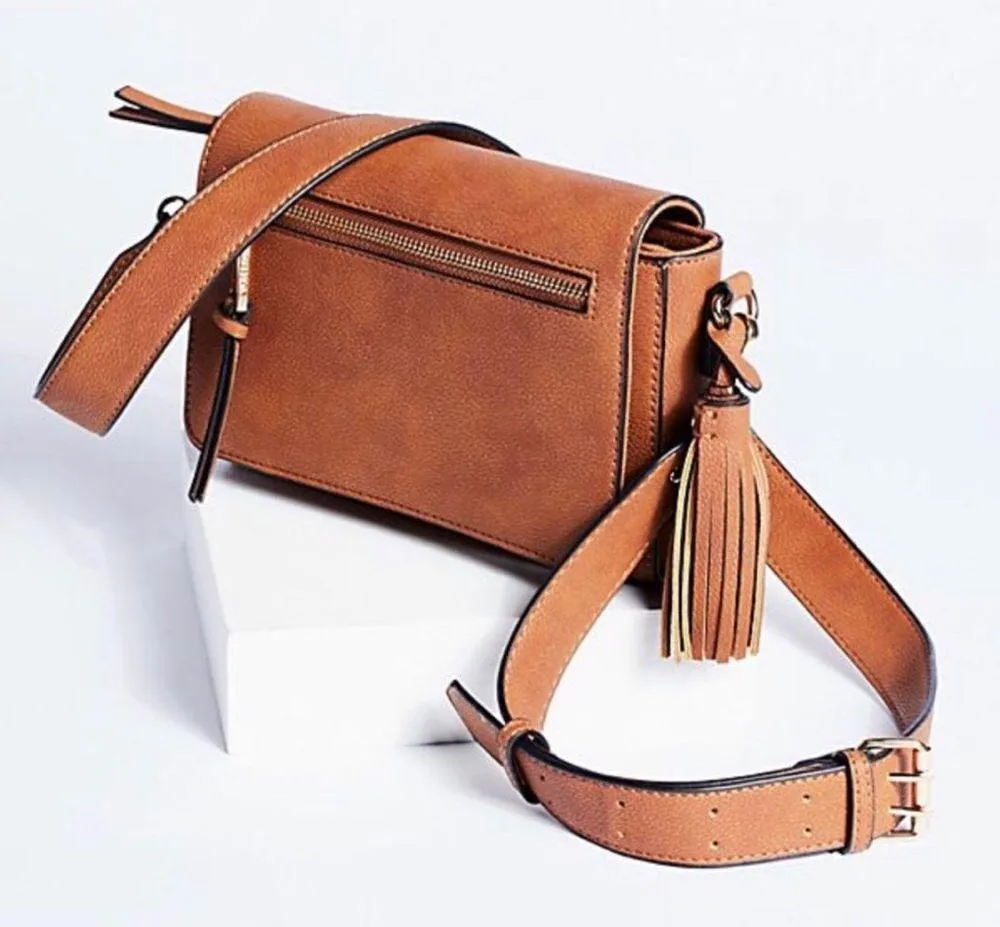 free people brown crossbody purse - Image 2