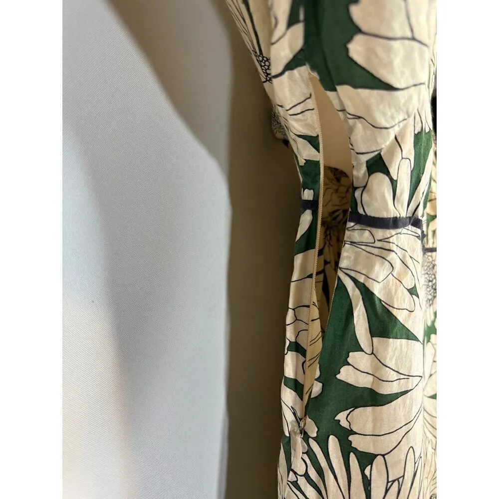 Anthropologie Moullinette Soeurs Dandy Daisy‎ Silk Cotton Mini Dress Size 2 - Image 9