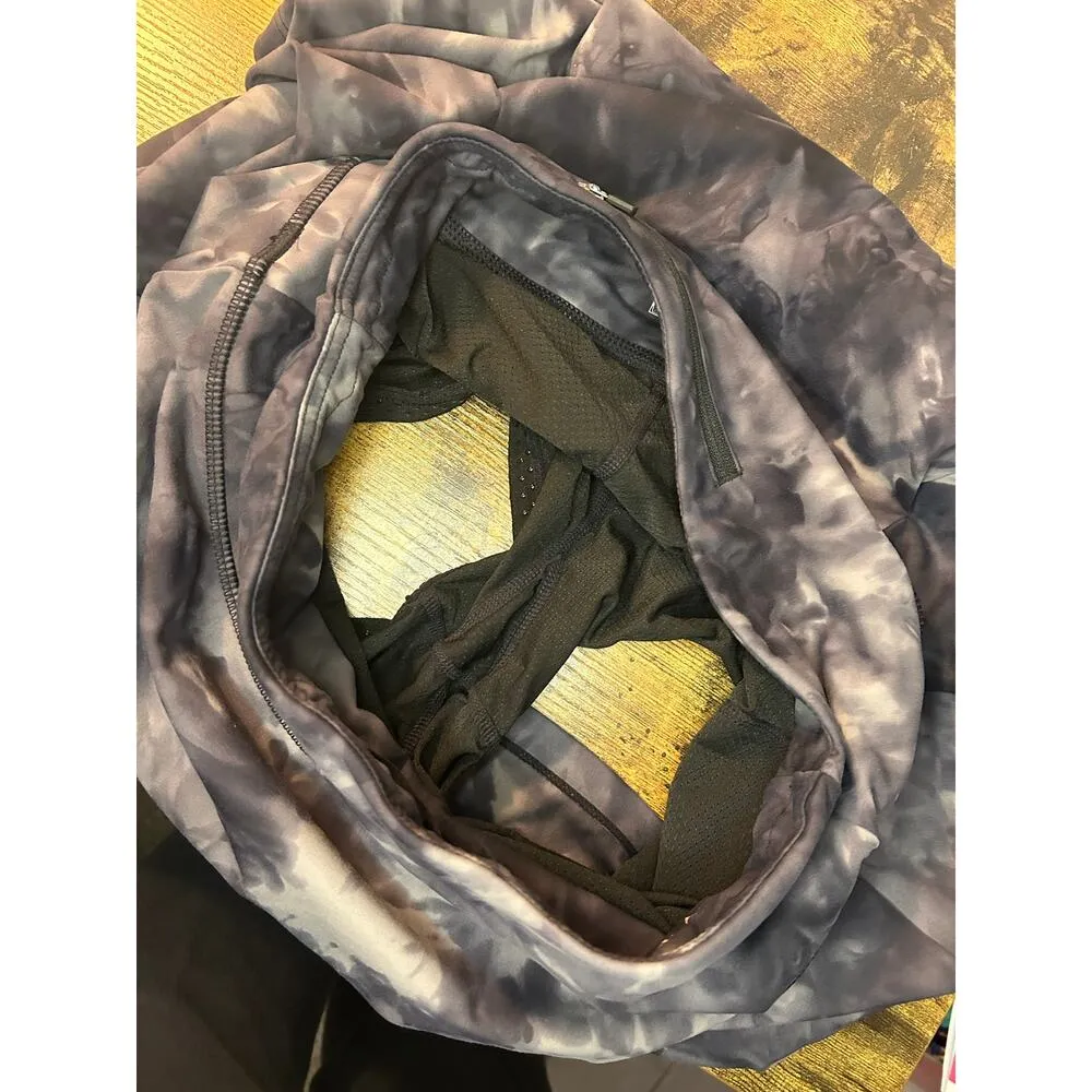 Black Tie Dye Athletic Skirt - Image 4