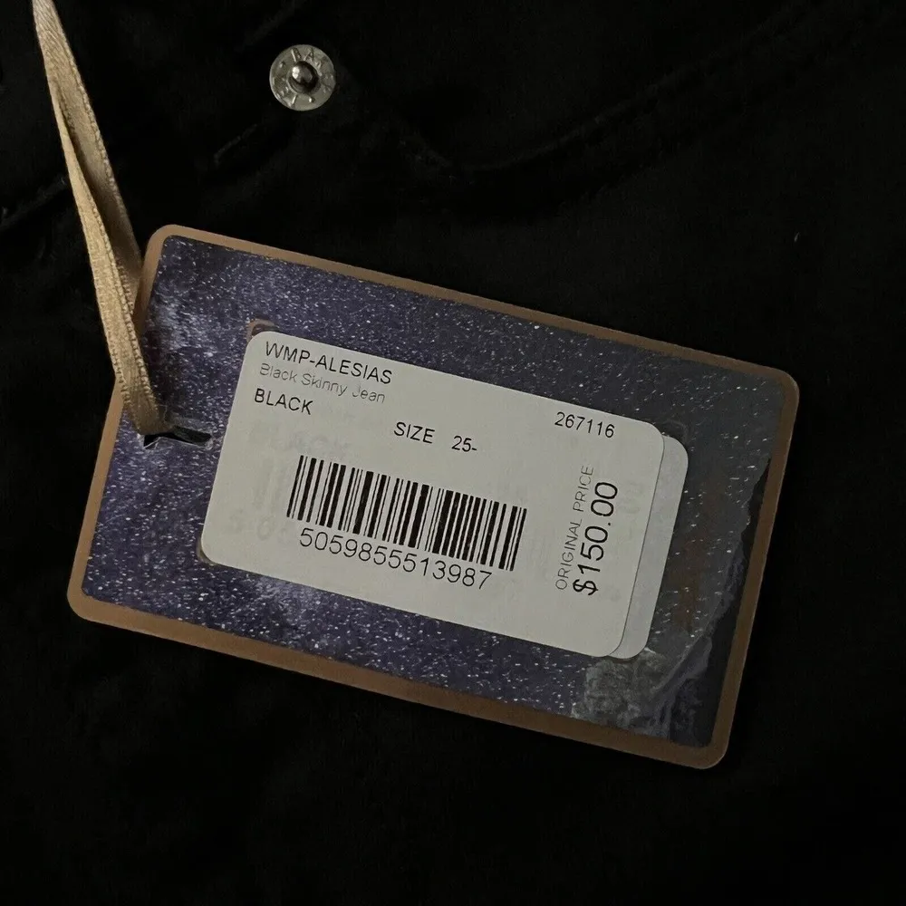 Ted Baker Alesias Jeans Womens Size 25 Skinny Black - Image 5