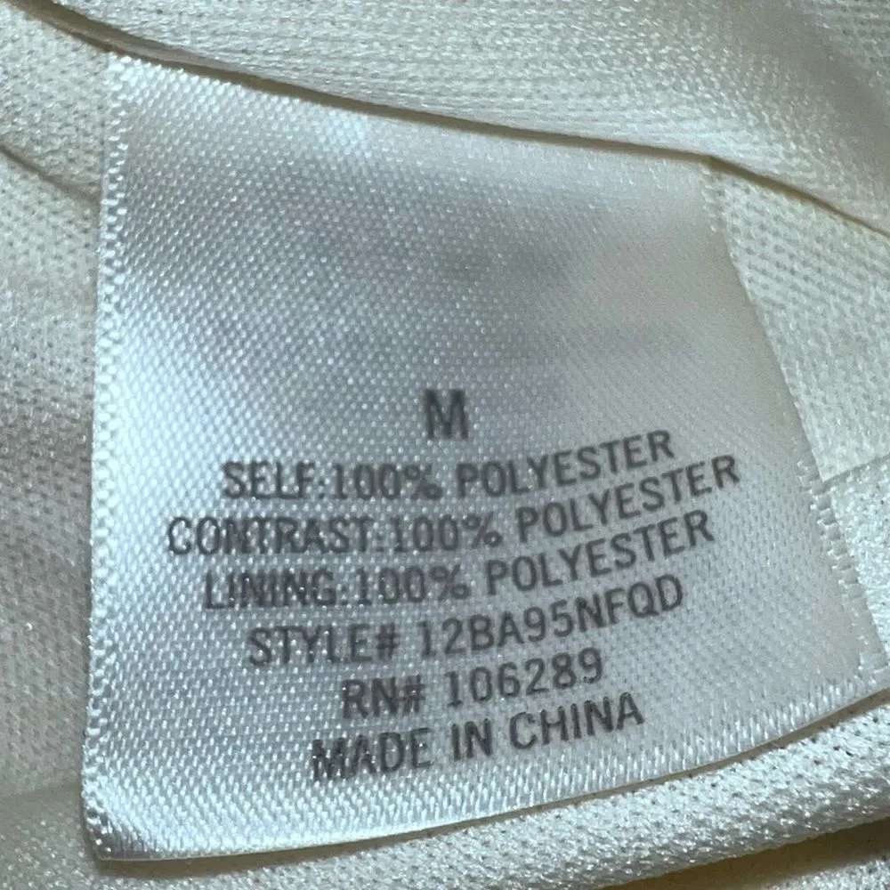 Mi Ami absolutely gorgeous silver sequined top! Silver Size M - Image 10