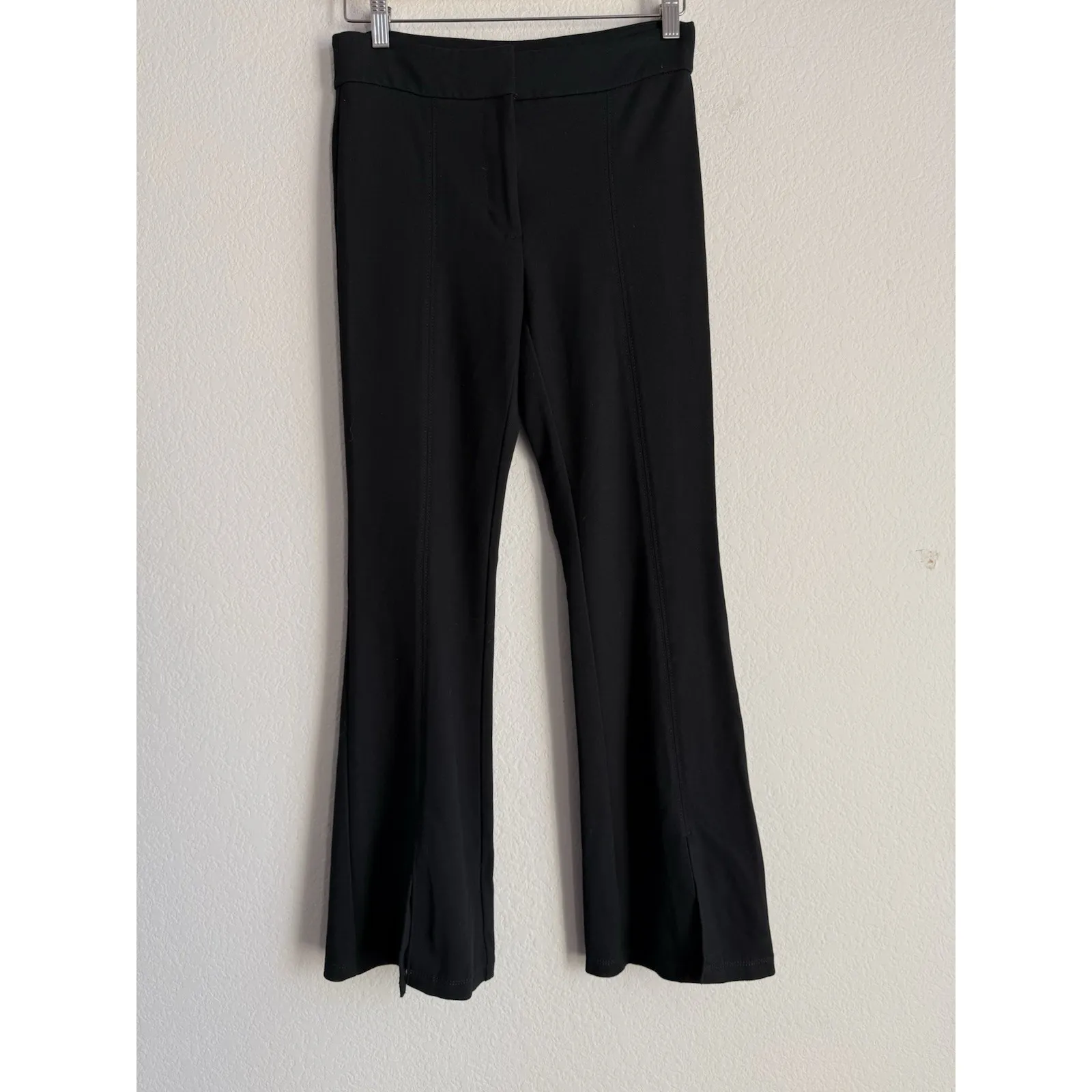 Loft Women's Size 2 Split Hem Flare Ponte Twill Pants Stretch Casual Business - Image 7