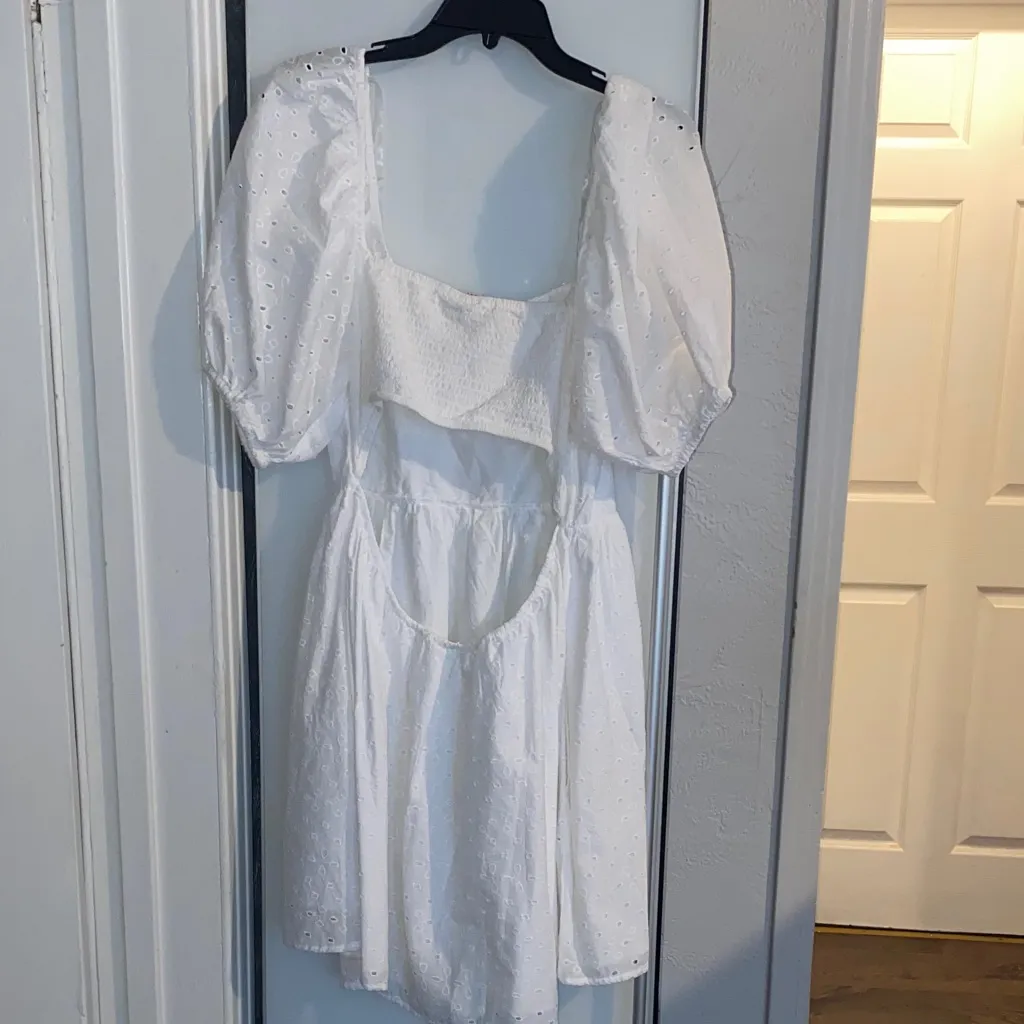 a new day White Puff Sleeve Mini Dress - Image 2