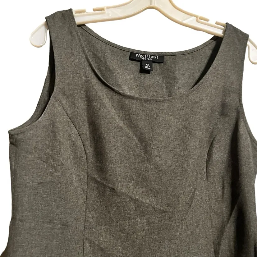 Vintage Perceptions‎ NY Polyester Pantsuit Size 12 - Image 4