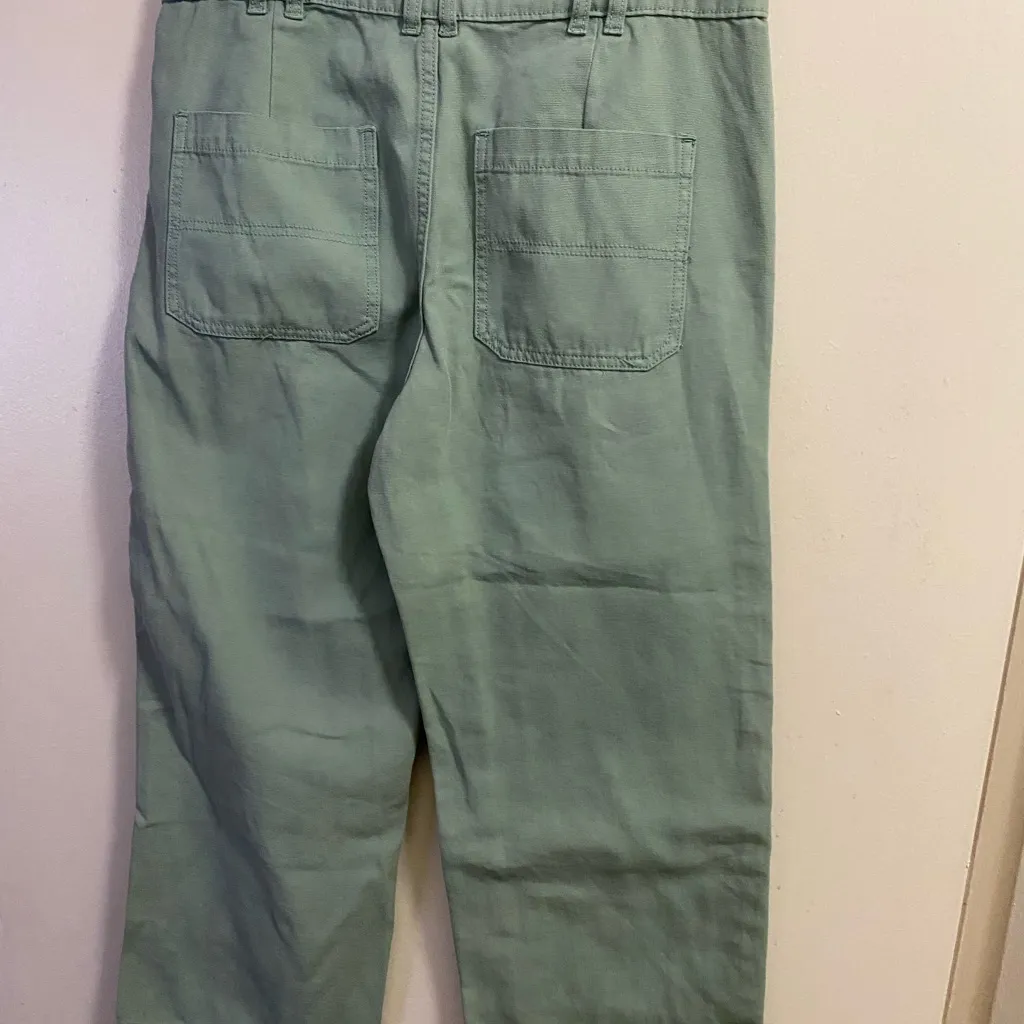 Urban Outfitters Womens Green Denim Capri Jeans Size 29 Waist 32” 32x24 - Image 4