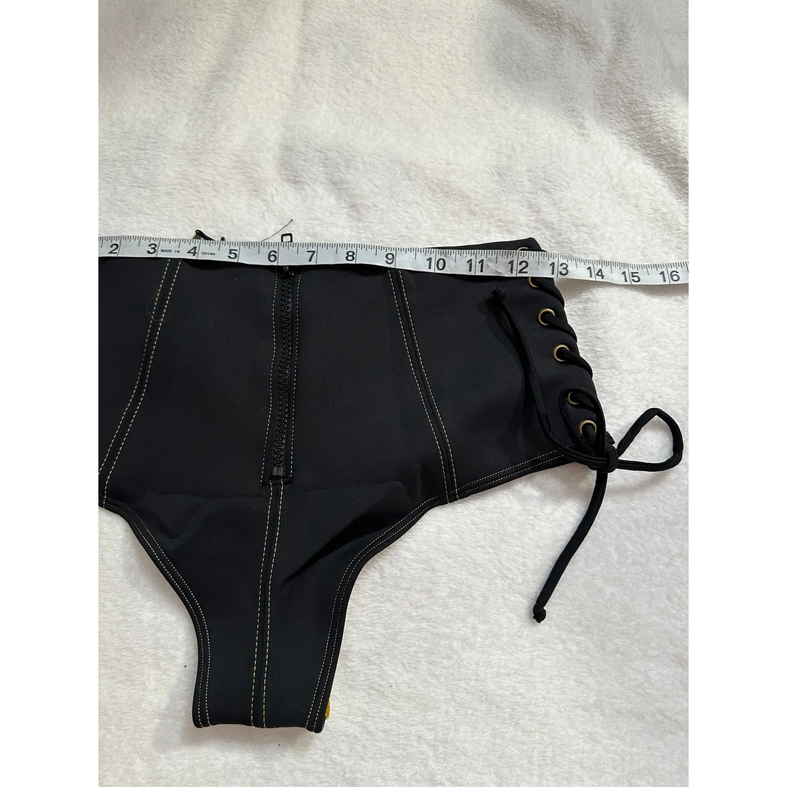 Pacific & Driftwood The Soft Machine Bikini Bottom Womans Medium NWT Black - Image 11