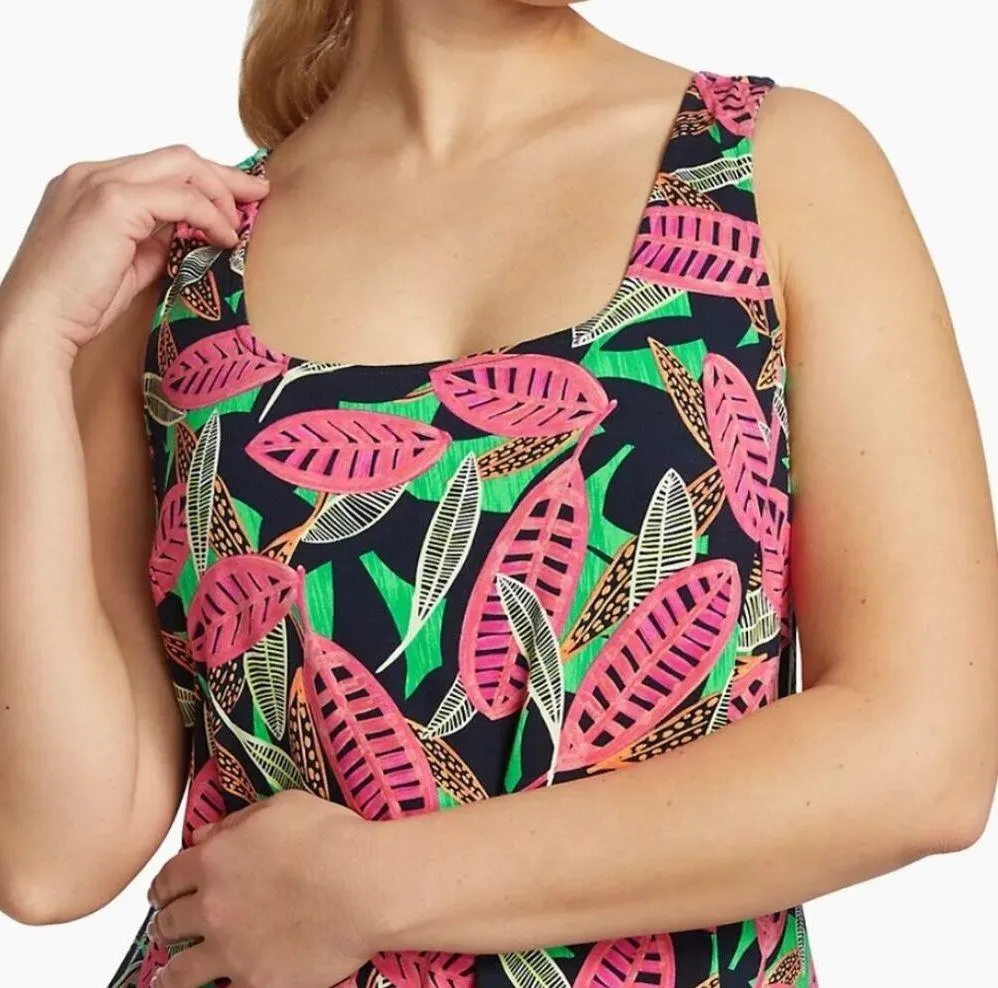 Nic+Zoe Colorful Canopy Dress Women's XS Extra Small Sleeveless Casual - Image 3