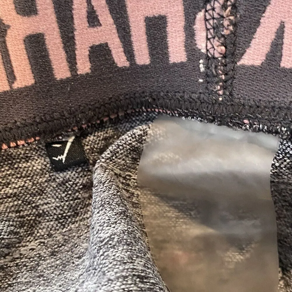 Gymshark Seamless Logo Waist leggings Size Small Pink Grey In good condition. - Image 3