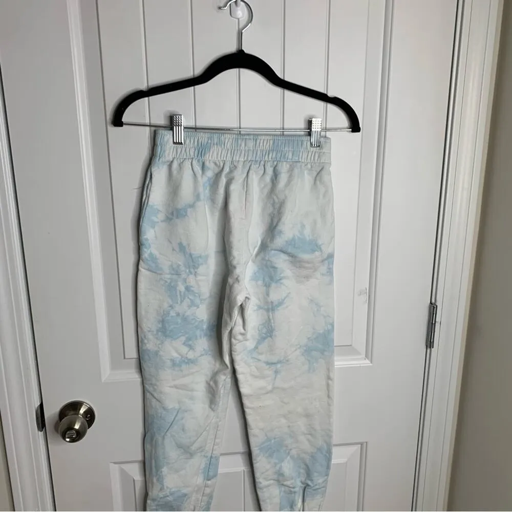 Frankie’s Bikinis blue tie dye jogger pants‎ size small vacation casual - Image 6