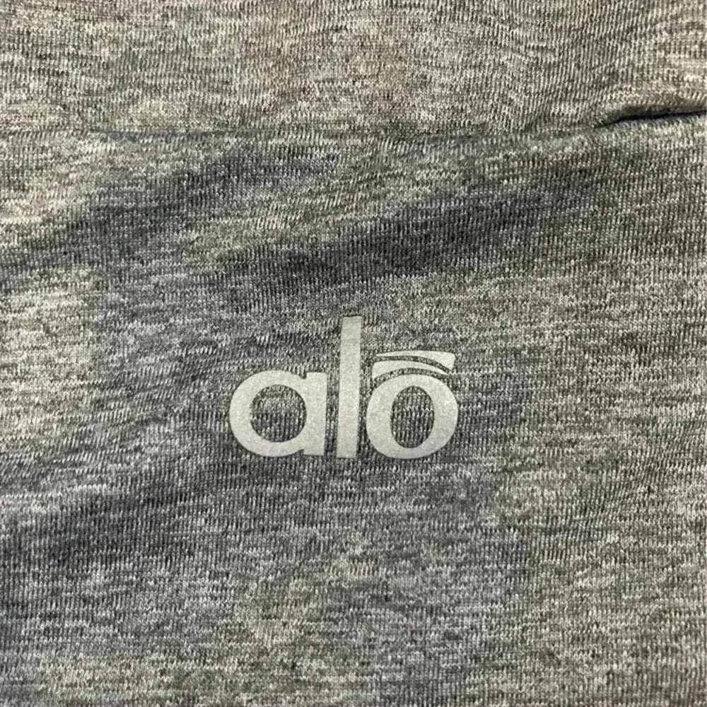 ALO yoga grey tank top with mesh back - Image 3