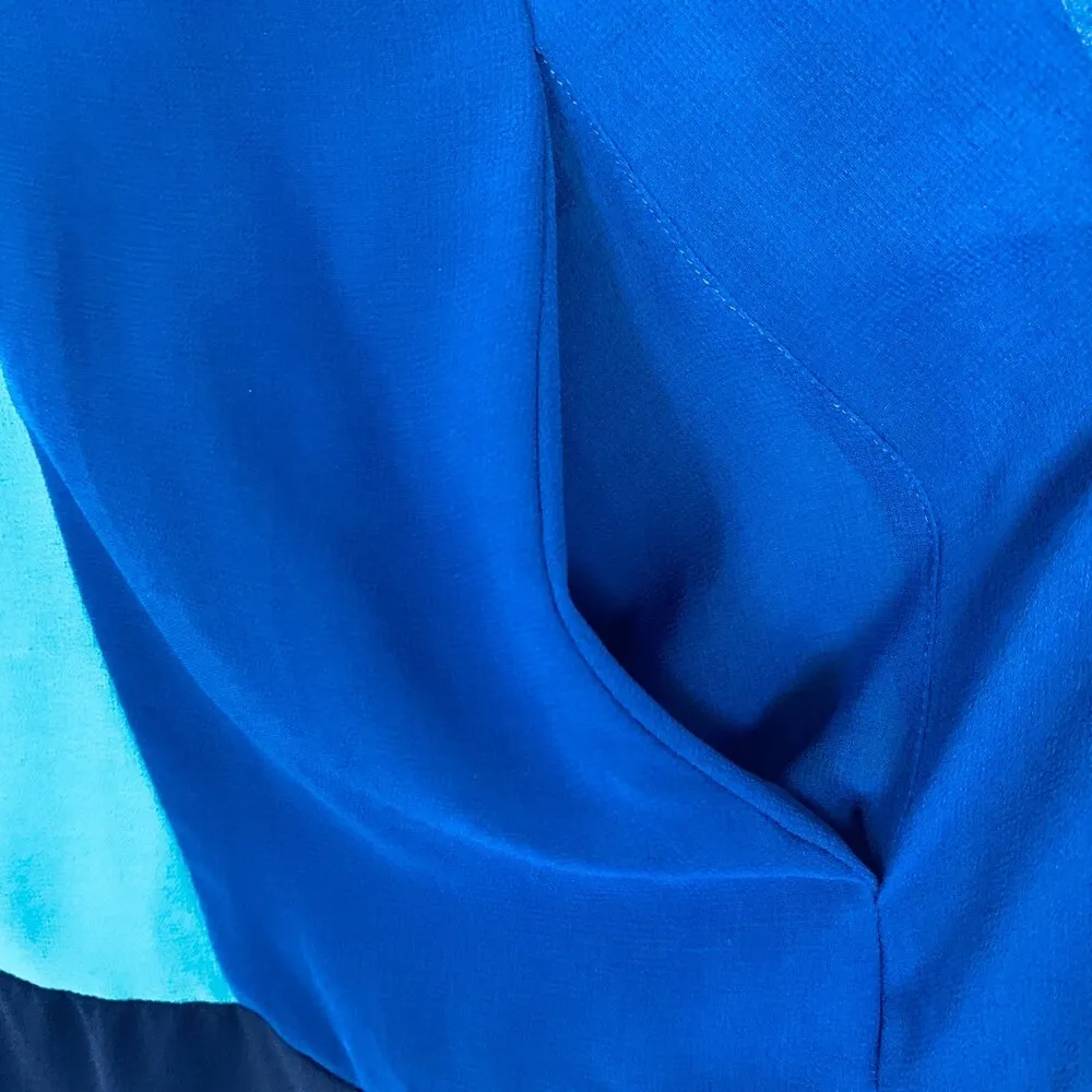 Forever 21 Barbie Geo Print Sleeveless Dressy Tank Top Tunic Blouse | Size: S - Image 10