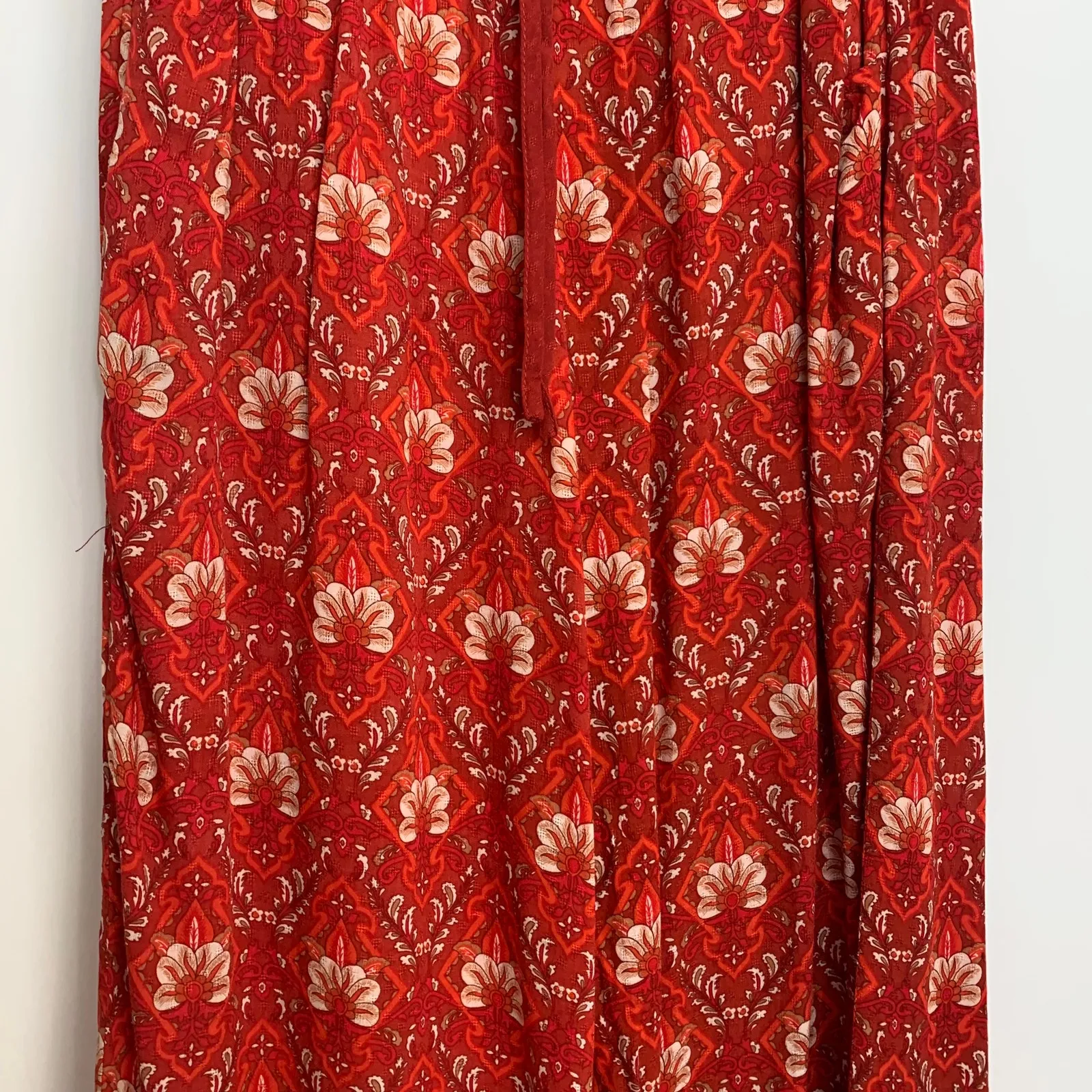 Spell & the Gypsy Jewel Palazzo Pant in Copper Womens XS Paisley Red - Image 10