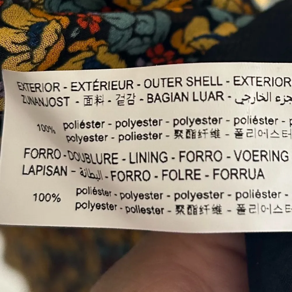 Zara Floral Print Long Sleeve Mini Dress NWT - Image 5