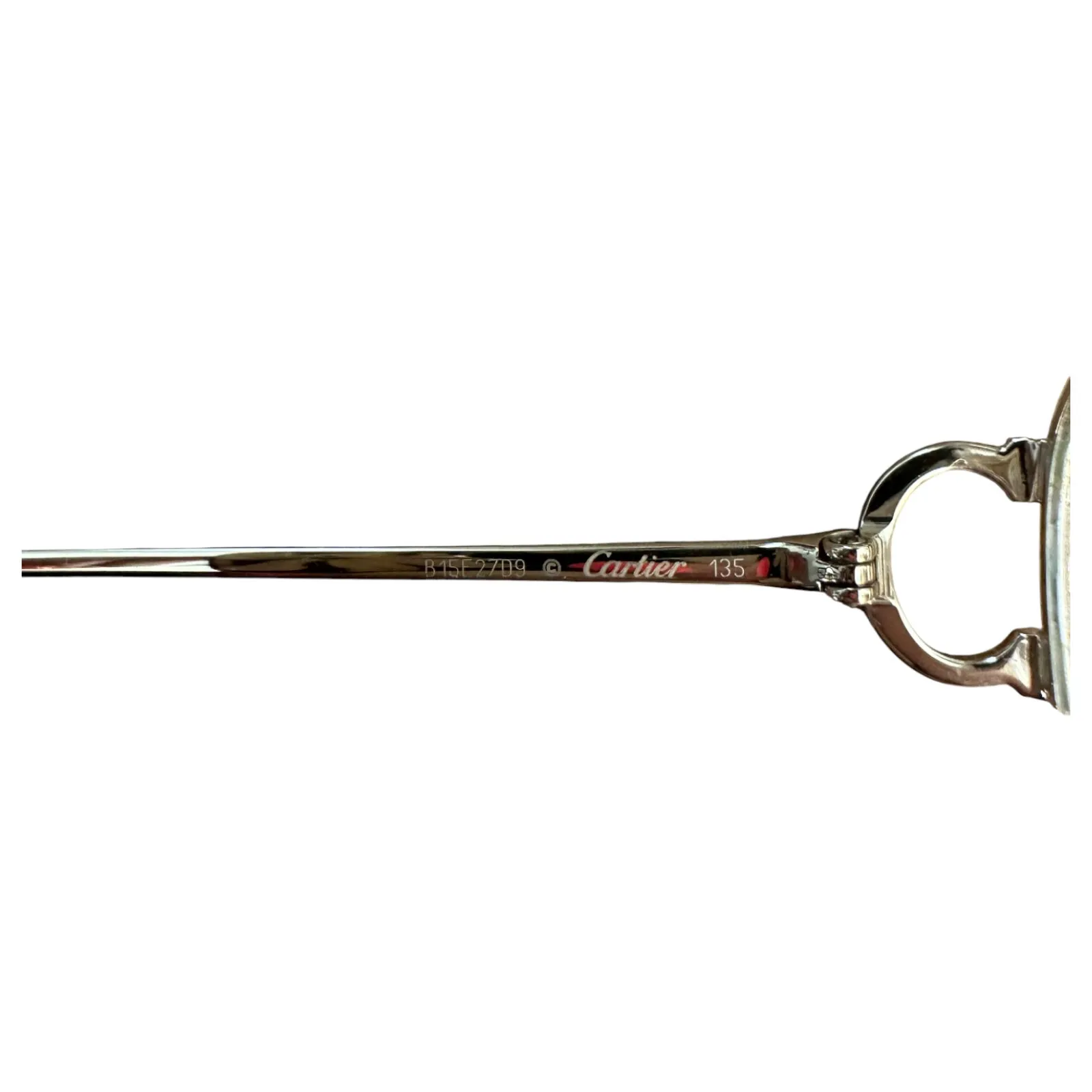 Cartier 135 Gold Paris France Tortoise Eyeglasses Frames Vision Glasses NEW - Image 3