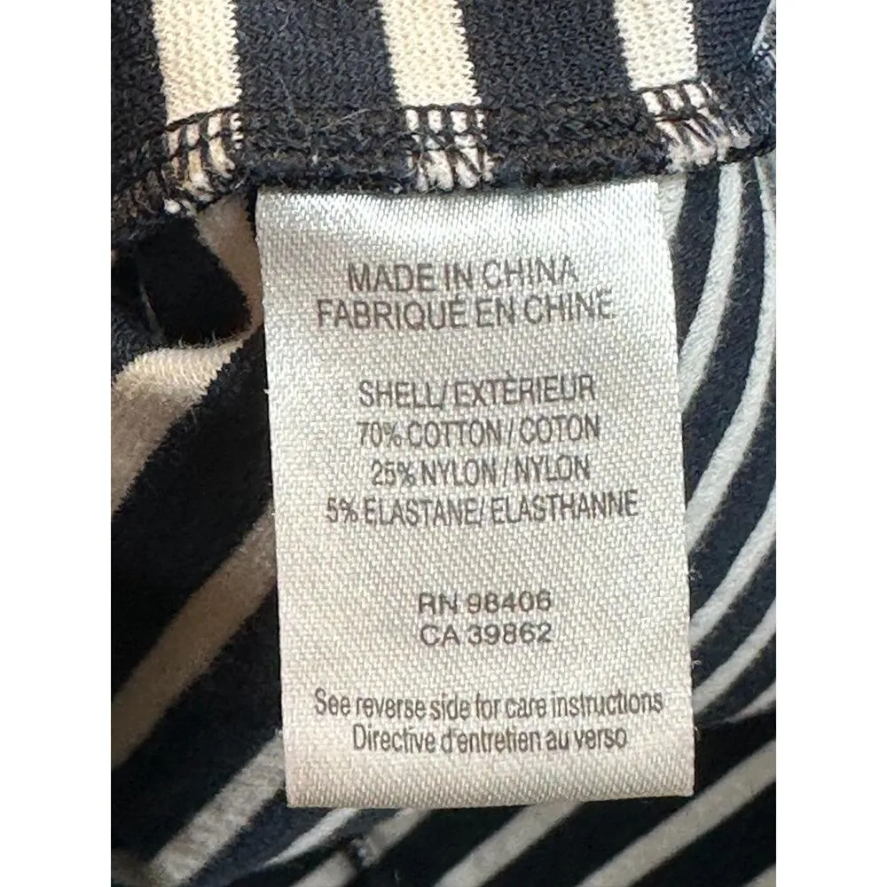 Theory  Women's D1124601 Size 4 Blue White Bimini Zamion Dress Striped EUC - Image 6