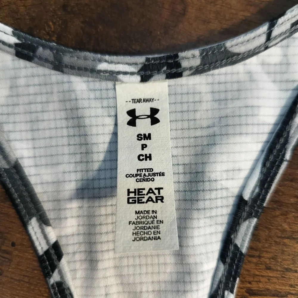 Under Armour Black and White Tank Top - Image 3