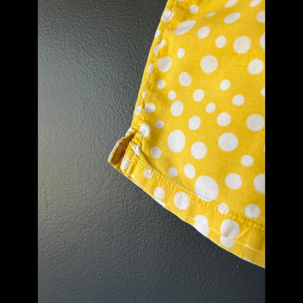 Aerie Women's Yellow Polka Dot Boxer Shorts size Medium - Image 7